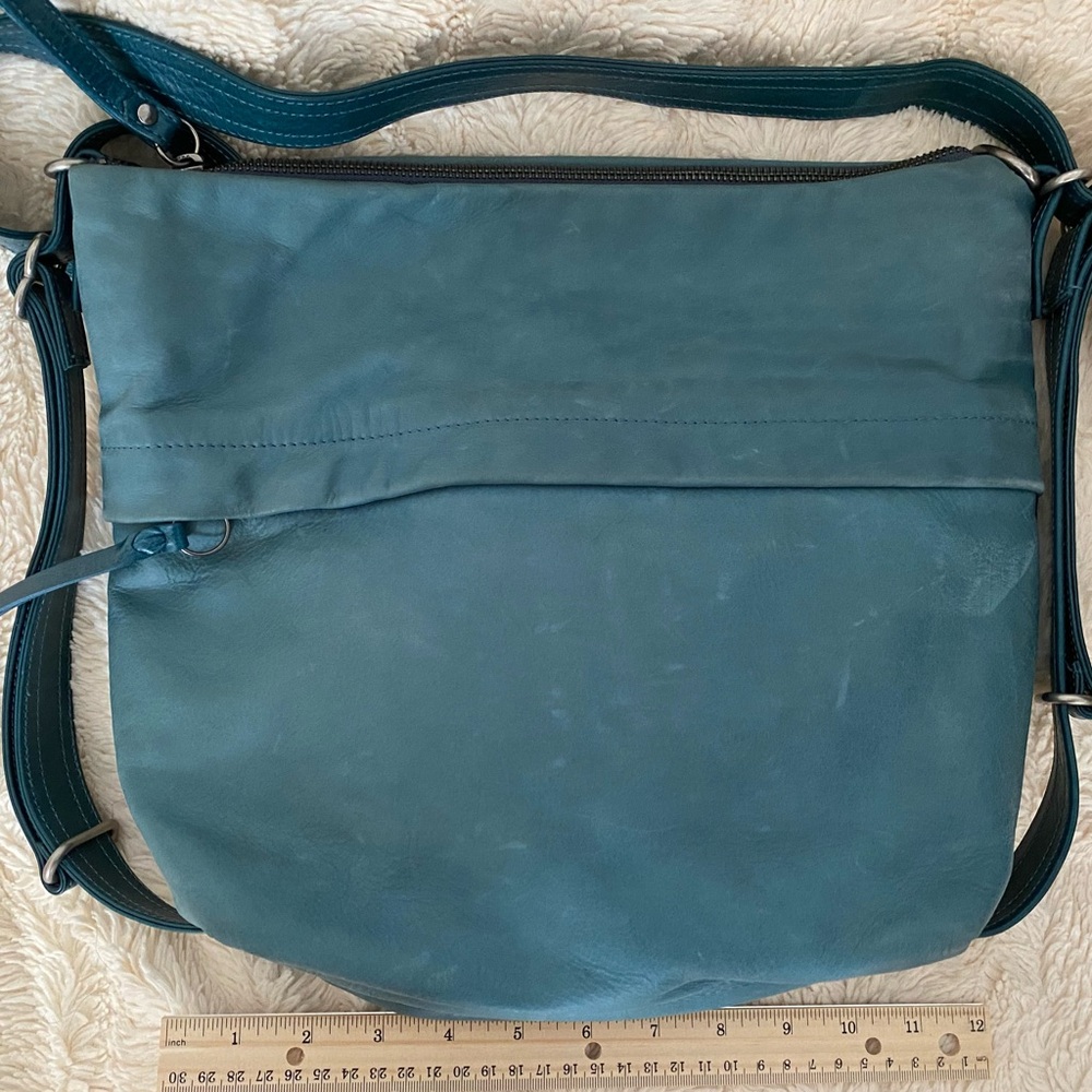 Rough & Tumble NG Hobo single zip, Size Small, Aqua Cove